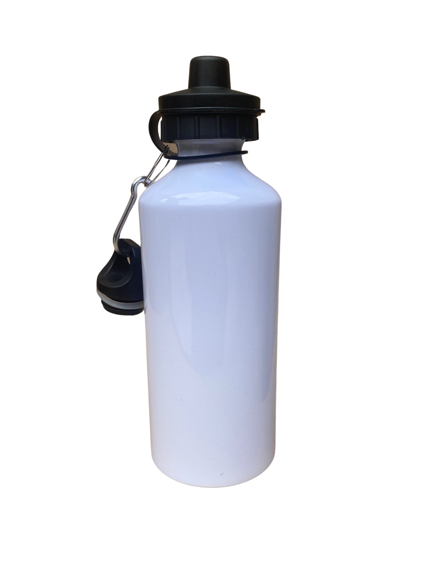 Botella aluminio doble pico (Blanco)