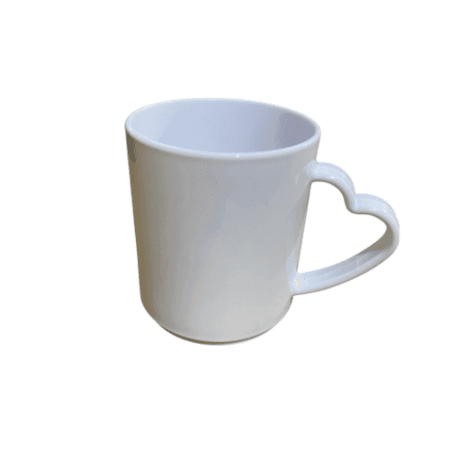 Taza apilable asa corazón polymero